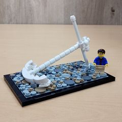 LEGO Greystones Harbor The Anchor build
