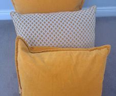 Cushions and throw