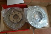 Solid Front Brake Discs 266mmx13mm Citroen C2 C3 Berlingo  Peugeot Partner