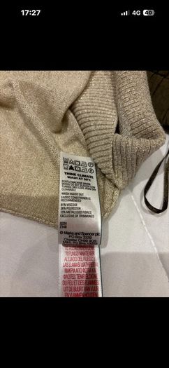 Viscose metallic top size 14 new