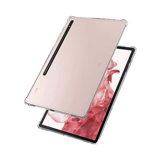 Clear Soft TPU Cover For Samsung Galaxy Tab S7 Plus ShockProof Bumper Case