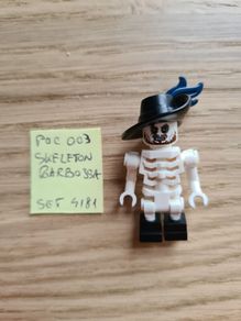 lego poc003 skeleton barbossa, set pirates of caribbean 4181