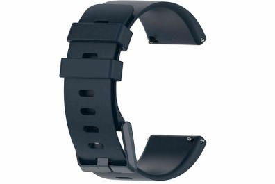 LARGE NAVY Silicone Band Strap For Fitbit Versa, Versa 2, Versa Lite Replacement