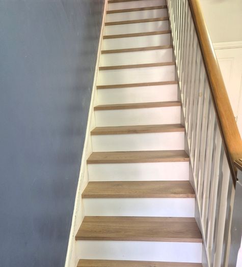 laminate stairs installed