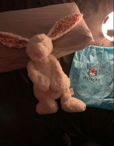 jellycat huge bashful bunny petal 70cm