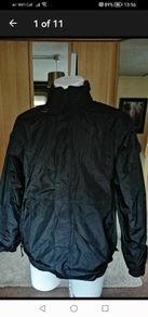 beautiful new mens raggatta black jacket