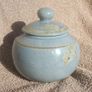 A studio pottery vase with its lid (excellent condition, no damage). Image 3