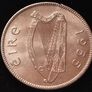 #626 - Ireland - 1955 - Shilling - KM.14a Image 2