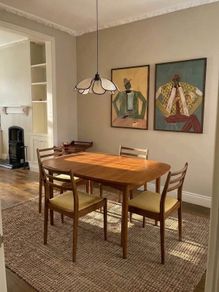 Mid Century G Plan Teak Extending Dining Table & 4 Matching Chairs