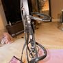 Two bridles (one leather with bit and one material) with le mieux head collar Image 4