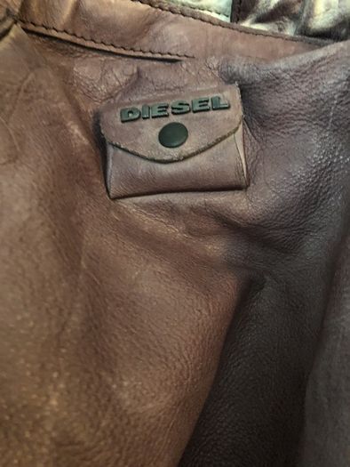bag leather Diesel bag  used once