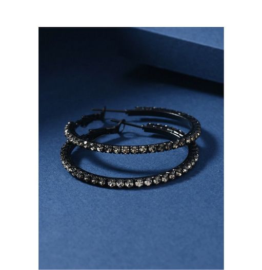 Sparkly Hoop Earrings - new - nice gift + matching necklaces available