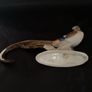 Rare Vintage Royal Dux Porcelain Pheasant Figurine Image 10