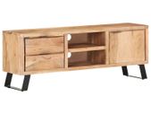 TV Cabinet 120x30x42 cm Solid Acacia Wood with Live Edges