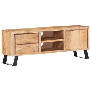 TV Cabinet 120x30x42 cm Solid Acacia Wood with Live Edges