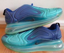 Nike Air Max 720 Sea Forest UK-10/EUR-45 AQ2924-400 Deep Royal Blue/Black-Hyper Jade-2018