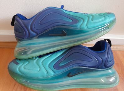 Nike Air Max 720 Sea Forest UK-10/EUR-45 AQ2924-400 Deep Royal Blue/Black-Hyper Jade-2018