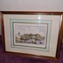 Antique Coloured etching of Angers Le Chateau Et Le Pont Suspendu Image 5