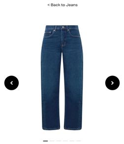 SPANX Authentic 360 High Rise Barrel Leg Jeans