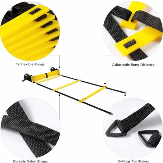 Agility Ladder Football Training Equipment Set, Football Ladder Training Kit