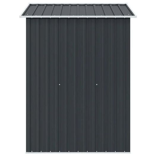 Garden Storage Shed Anthracite Steel 204x132x186 cm