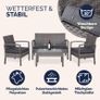 Garden Furniture Set for 4 People  Weatherproof Rattan Effect Image 5