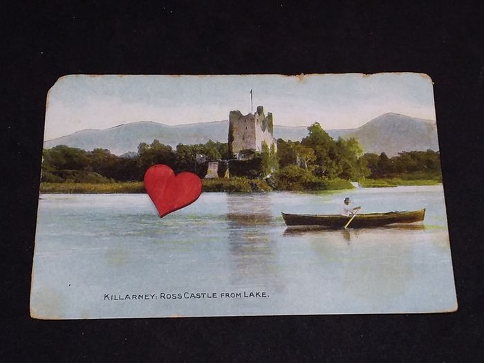 Ireland Postcard : Killarney , Co. Kerry - Ross Castle From The Lake - 1900s
