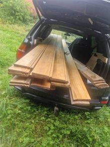 Solid Oak skirting