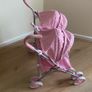 Dolls double pram pink Image 2
