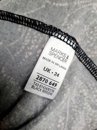 Black mix top UK 24