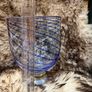 Pasabahce Art blue-spiral-handblown-glass-pedestal Image 4