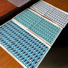 3x sheets of concord  stamps