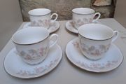 Vintage cups and saucers Chechoslovakia