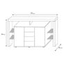 Sidetable/ Drawers Riva 2 with LED & free delivery Image 6