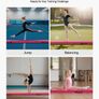 8FT Folding Balance Beam for Kids, 90.7 KG Stable Support Gymnastics Floor Beam with Non-Slip Mats, Gymnastics Training Equipment with Anti-Slip Bottom and Carrying Bag for Home Gym, Pink Image 7