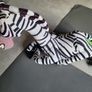 Rare 2004 Dreamworks Marty Madagascar Gosh International Soft Toy Plush Teddy Bear Like New Image 4