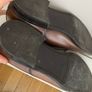 John White tan brown Moore leather shoes, Size 9, EU 43, dress shoe Image 6