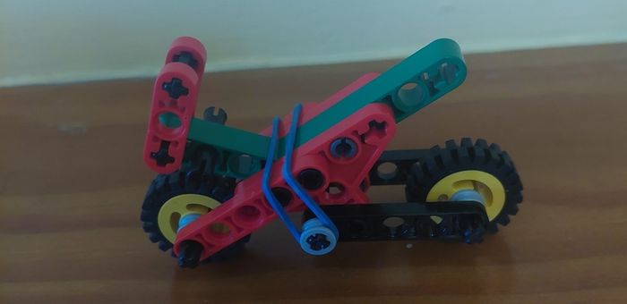 Lego Technic motorbike - set 3054 - from 1998