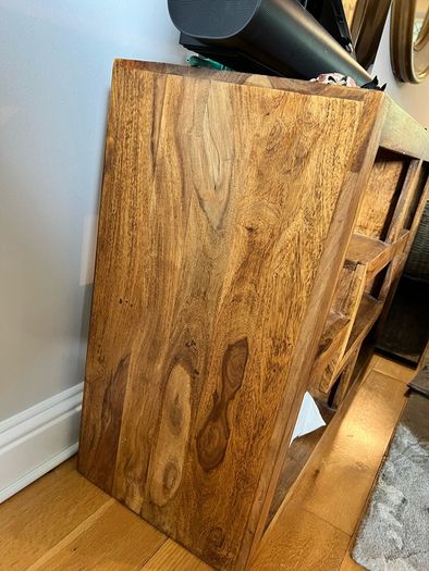 Dark wood heavy book case