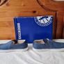 Birkingstock barrie slip ons Size 5 eu 38 blue canvas brand new boxed Image 5