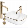 Washbasin set + tap + stopper Image 9
