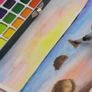 Watercolour paint set with accessories Image 8