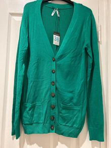 Green Cardigan BNWT