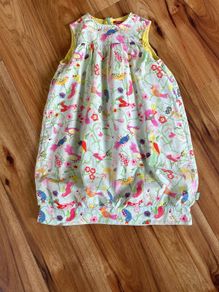 Oilily bird dress age 6 excellent condition stunning on!