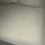 Large 7 foot cream linen sofa Image 6