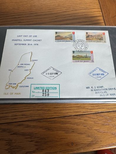 FDC Isle of Man 1978