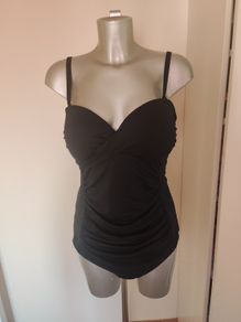 Primark black swimsuit size UK18 EU46  Perfect condition Postage included