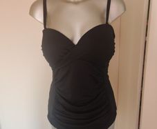 Primark black swimsuit size UK18 EU46  Perfect condition Postage included