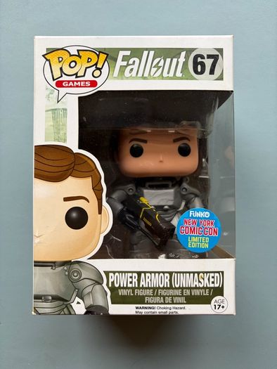 Funko Pop - Power Armor Unmasked 67 NYCC - Fallout - Vinyl Action Figure