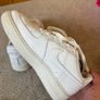 Classic White Leather Nike Air Force 1 Low Trainers UK 5.5 Image 4